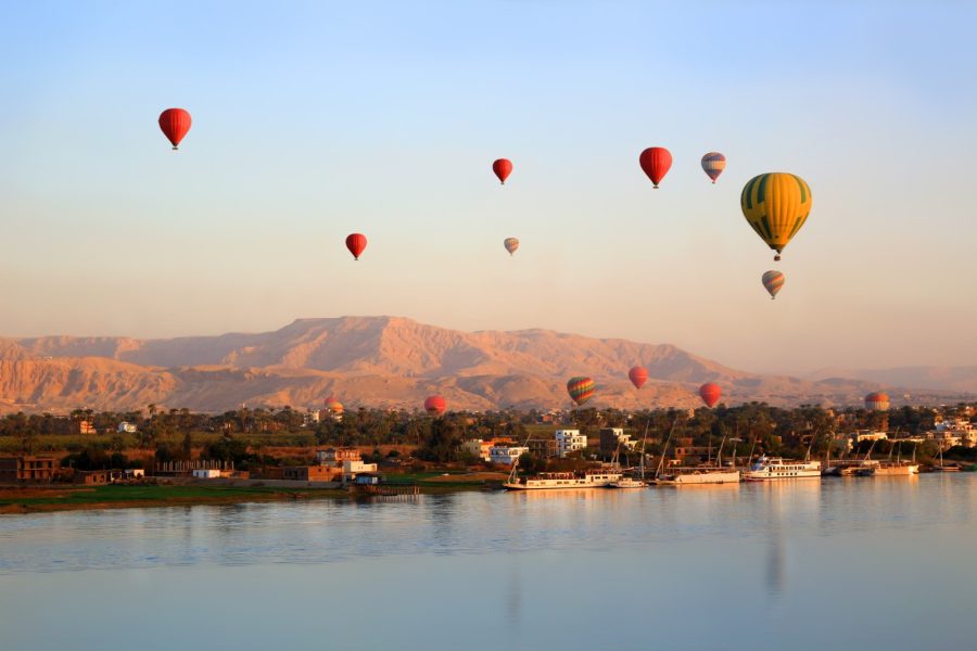 Hot air ballon ride in Luxor