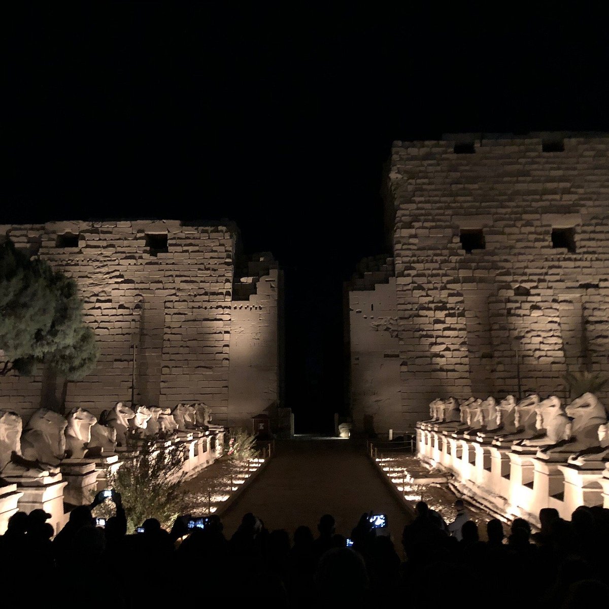 sound & light show at Karnak temple 