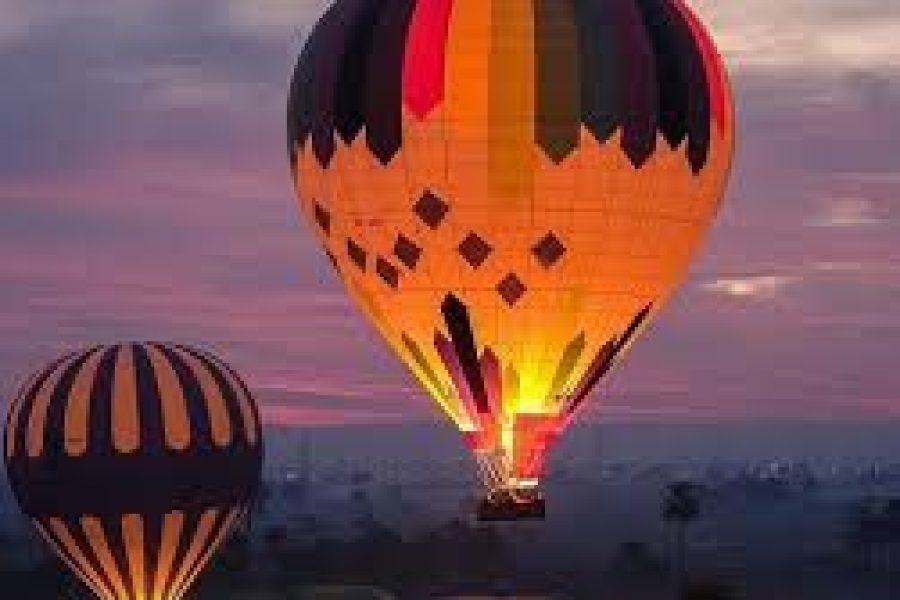 Hot Air Balloon Over Luxor